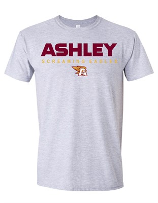 Ashley High School Sport Grey T-Shirt - Orders due Friday, September 15, 2023